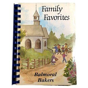Family Favorites Balmoral Bakers Spiral Bound Cookbook Vintage 90s Memphis TN